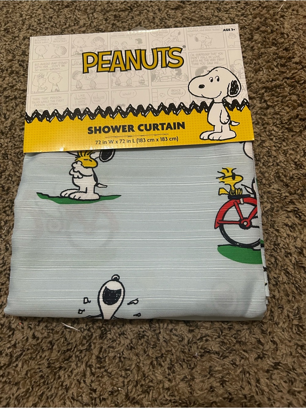 Peanuts Snoopy Shower Curtain